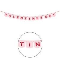 Valentinstag Girlande 1,5 cm