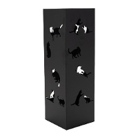 Schirmständer 49 cm mit Schwarz-Katzen-Muster