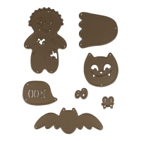 Stanzformen für Halloween-Figuren - 5 Stück