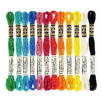 Stickgarn Mouliné Spécial Passion Colours 4 m - DMC - 12 Stück