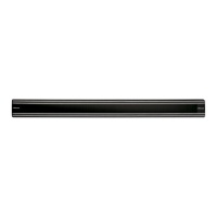 Magnetischer Stahlständer 50 x 4,5 cm schwarz - Arcos
