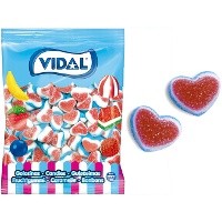 Blau-rotes Herz - Süßes Herz von Vidal - 1,5 Kg