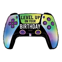 Buntes Videospiel-Controller-Ballon 75 x 49 cm - Grabo