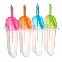 Farbenfrohe Eisformen - 4 Fächer