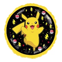 Schwarzer Pokémon-Ballon, 43 cm