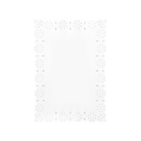 Rechteckige weiße Papierdeckchen 34 x 41 cm - 100 Stk.