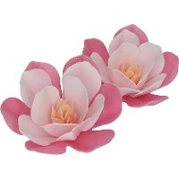 Magnolienblumen-Oblate, Sortierte Größen - FunCakes - 6 Stück