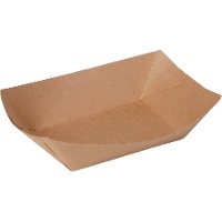 Ovale Pappschalen, 11 x 7 x 4 cm - 5 Stück