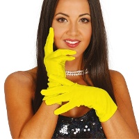 20 cm kurze farbige Handschuhe