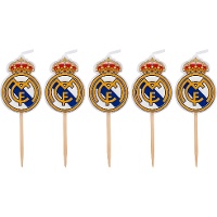 Real Madrid-Kerzen - 5 Stück