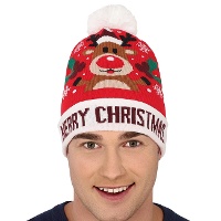 Weihnachts-Rentier-Mütze