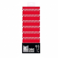 Papierstrohhalme mit Tupfen 20 cm - 12 Stk.