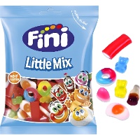 Assortierte Tüte mit Gummibonbons und Lakritz - Fini clear little mix - 90 gr