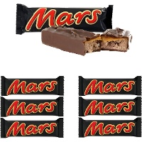 Mars mit Milchschokolade und Karamell - 6 Stück