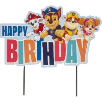 Paw Patrol Happy Birthday Topper - Dekora
