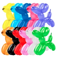 Modische Latexballons sortiert 7,5 x 150 cm - Sempertex - 20 Stk.