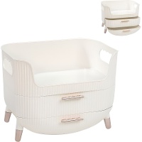 Make-up-Organizer mit 2 Schubladen, 26,5 x 18 x 20,5 cm