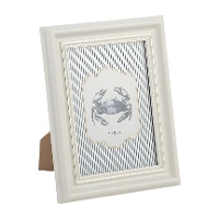Bilderrahmen für 13 x 18 cm Fotos, weiß im Vintage?Stil