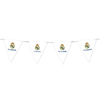 Wimpelkette von Real Madrid in Weiß