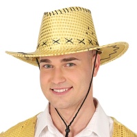 Cowboyhut mit bunten Pailletten