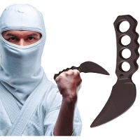 Ninja-Messer mit Fingergriff - 20 cm