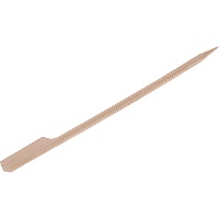 18 cm Bambus-Spieße mit flachem Griff - 100 Stück