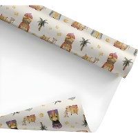 Geschenkpapier mit Motiv der Heiligen Drei Könige, 2 x 0,70 m