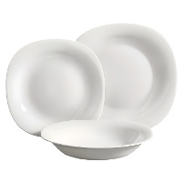 Quadratisches Geschirrset - 18 Teile