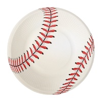 Baseball-Teller 18 cm - 8 Stück