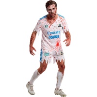 Zombie Fußballspieler Kostüm für Männer