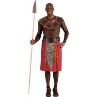 Afrikanisches Maasai-Kostüm für Männer