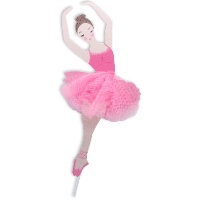 Ballerina mit Tutu Tortenaufleger - 1 Stk.