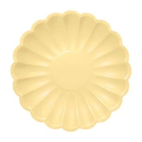 Blumenförmige Teller 18 cm - 8 Stück