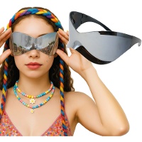 Futuristische Spiegelbrille