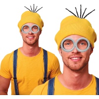 Mützen? und Brillen?Set im Minion?Look