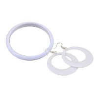 Flamenco-Armband und Ohrringe für Kinder aus Kunststoff - 3 Stück