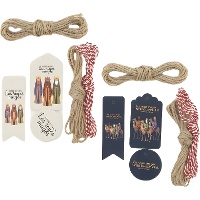 Geschenkanhänger Set von den Heiligen Drei Königen aus dem Morgenland - 25 Stück