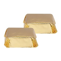 Muffinkapseln 8 x 5 x 3,2 cm, metallisiert - Decora - 20 Stück