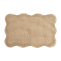 Platzset 45 x 30 cm mit gewelltem Rand - 1 Stück