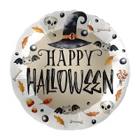 Happy Halloween Hexenhut Luftballon 43 cm - Premioloon