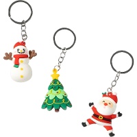 Weihnachts-Schlüsselanhänger, sortiert - 1 Stück