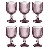 Becher 260 ml vertikal gestreift - 6 Stück