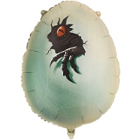 Jurassic World Folienballon - Dino?Ei, 64 x 48 cm