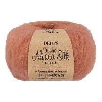 Gebürstete Alpakaseide 25 gr - Tropfen