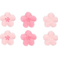 Zuckerblüten in Rosa - FunCakes - 24 Stück
