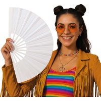 Klassischer Stofffächer 60 x 30 cm