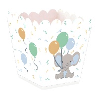 Elefant Baby niedrige Box - 12 Stück.