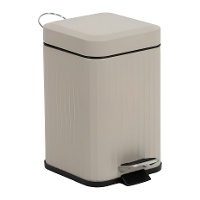 Quadratischer 3 L Mülleimer für Badezimmer
