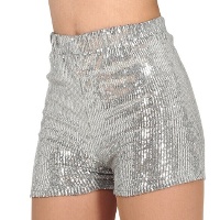 Paillettenbesetzte Shorts