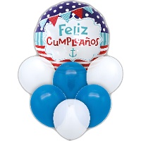 Happy Birthday Sailor Bouquet - 7 Stück